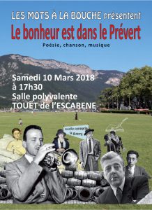 événement des mots à la bouche lecture scéniques en mars 2018