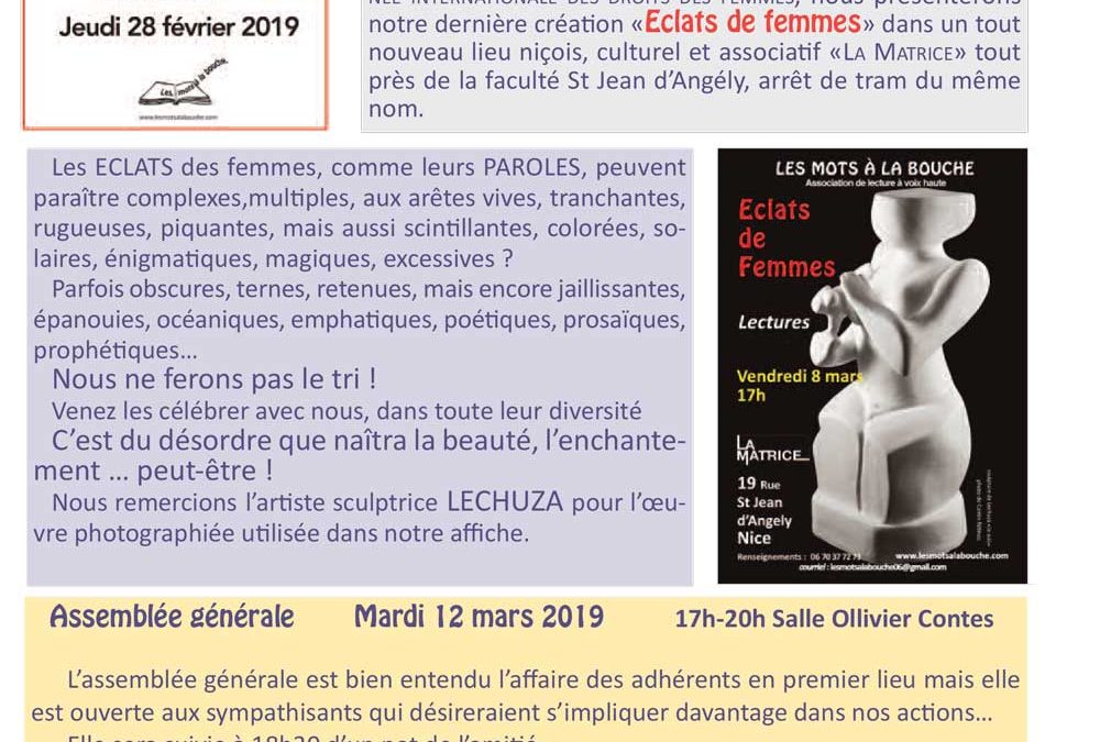 Lettre Express – Février 2019