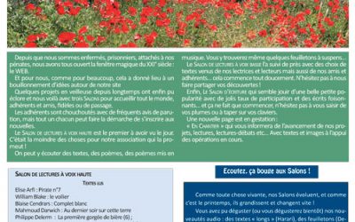 Lettre 50 – Avril/Mai 2020