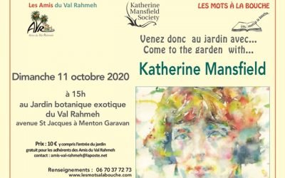 Au jardin avec Katherine Mansfield (1)