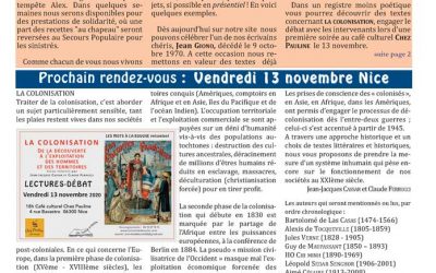 Lettre Express – Octobre 2020