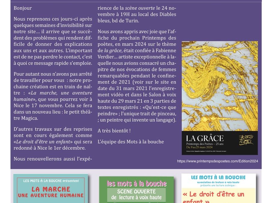 Lettre express Octobre 2023