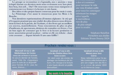 Lettre 63 – Mai 2024