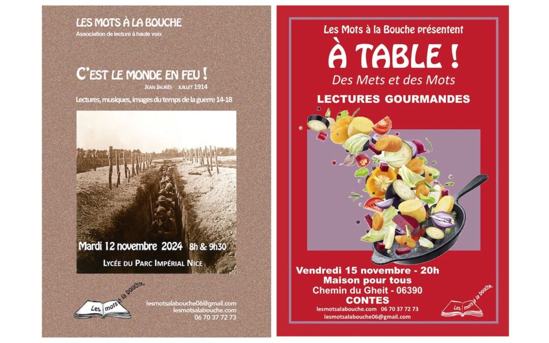 « A Table ! » & « C’est le monde en feu ! »…