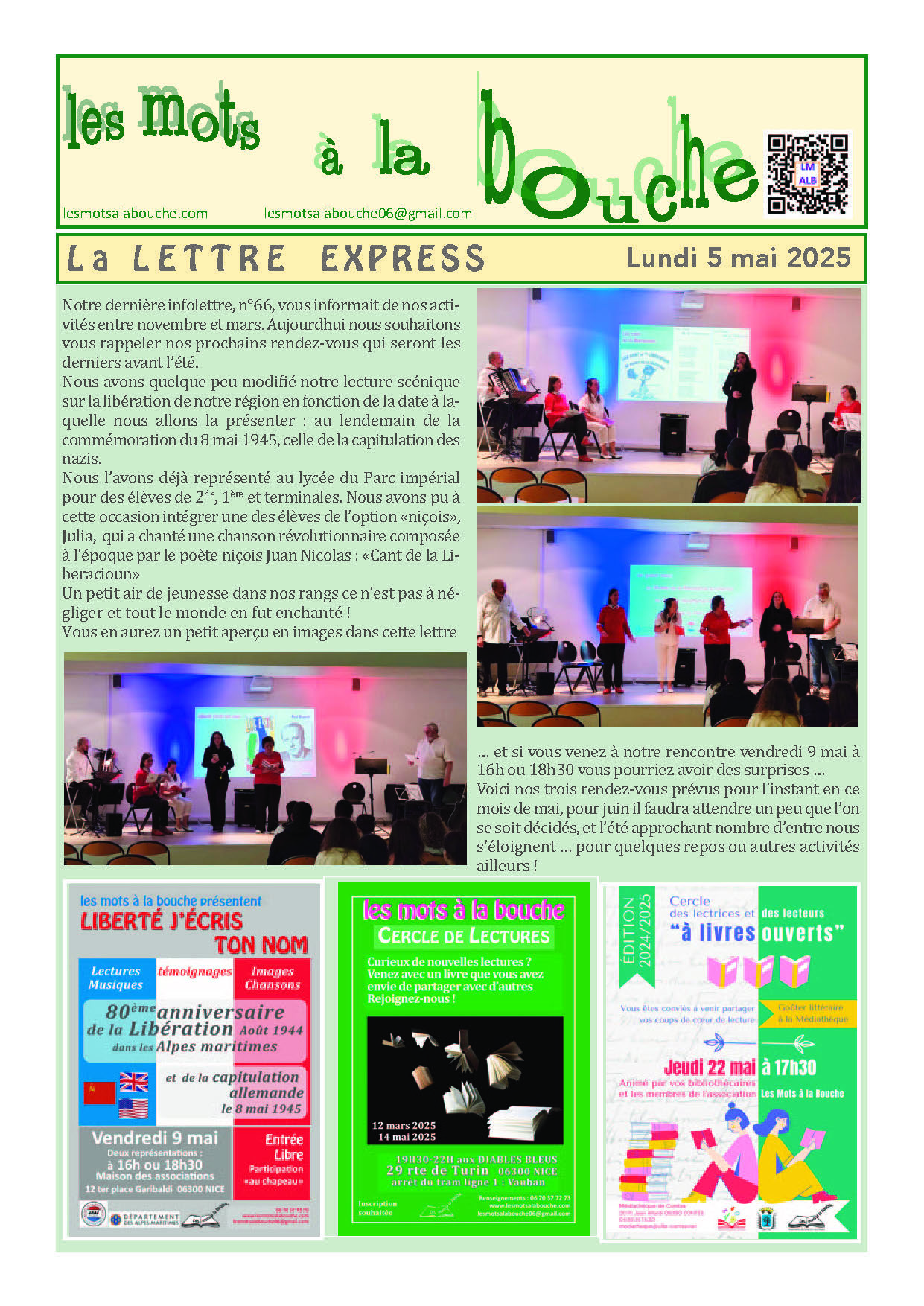 lettre express mai 25