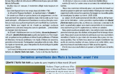 Lettre 67 – Juin 2025