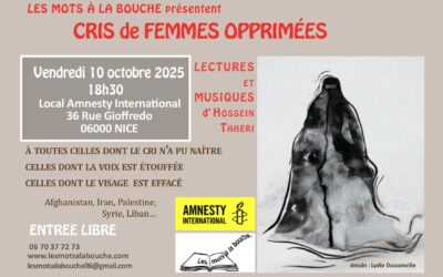 Cris de femmes opprimées – 10 octobre 2025