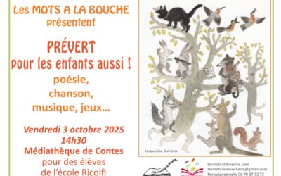 Le bonheur est dans le Prévert … pour la jeunesse ! – 3 octobre 2025