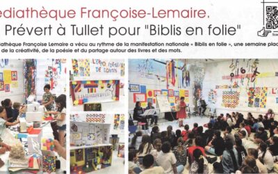 Lettre du Paillon – Le bonheur est dans le Prévert … pour la jeunesse !