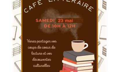 Café littéraire Samedi 23 mai