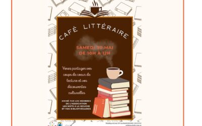 Café littéraire à Contes Nouvelle date !