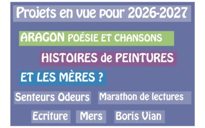Nos projets… nos perspectives …